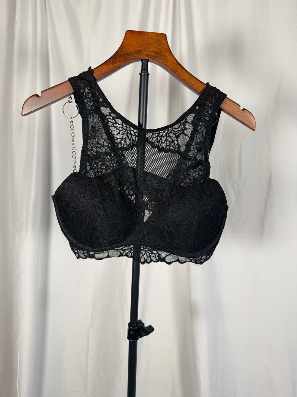 VS PINK Black Lace Bralette